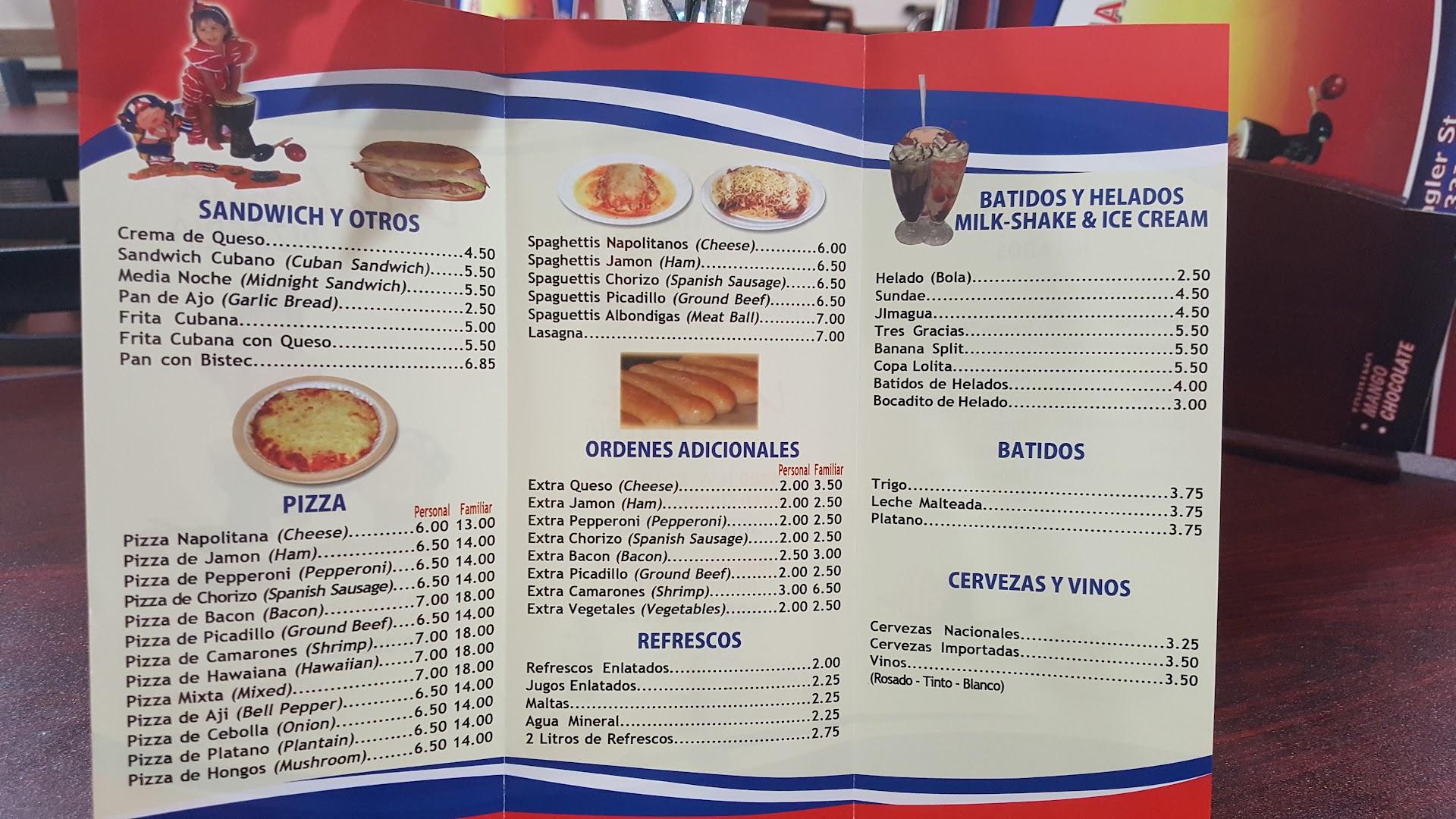 Las Cubanitas Menu image 3